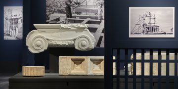 Άποψη της περιοδικής έκθεσης Σμίλη και Μνήμη στο Μουσείο Ακρόπολης. Φωτογραφία Γιώργος Βιτσαρόπουλος 1
