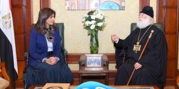 synantisi patriarxi alexandreias me ypoyrgo diasporas aigyptou nabila makram 04