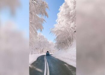 Χιονισμένος δρόμος