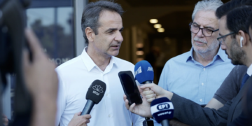 Δηλώσεις του Κ. Μητσοτάκη κατά την αποχώρησή του από το Ενιαίο Συντονιστικό Κέντρο Επιχειρήσεων