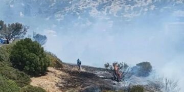 Φωτιά τώρα στη Αγία Γαλήνη Ρεθύμνου