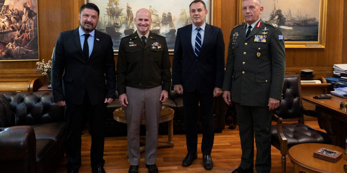 Συνάντηση ΥΕΘΑ Νικόλαου Παναγιωτόπουλου με τον Ανώτατο Διοικητή Συμμαχικών Δυνάμεων στην Ευρώπη Στρατηγό Κρίστοφερ