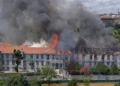 Καταστράφηκε ολοσχερώς το ελληνικό νοσοκομείο της Κωνσταντινούπολης - Βίντεο και φωτογραφίες