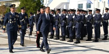 Ο Υπουργός Εθνικής Άμυνας στον επίσημο εορτασμό της Πολεμικής Αεροπορίας στη Σχολή Ικάρων