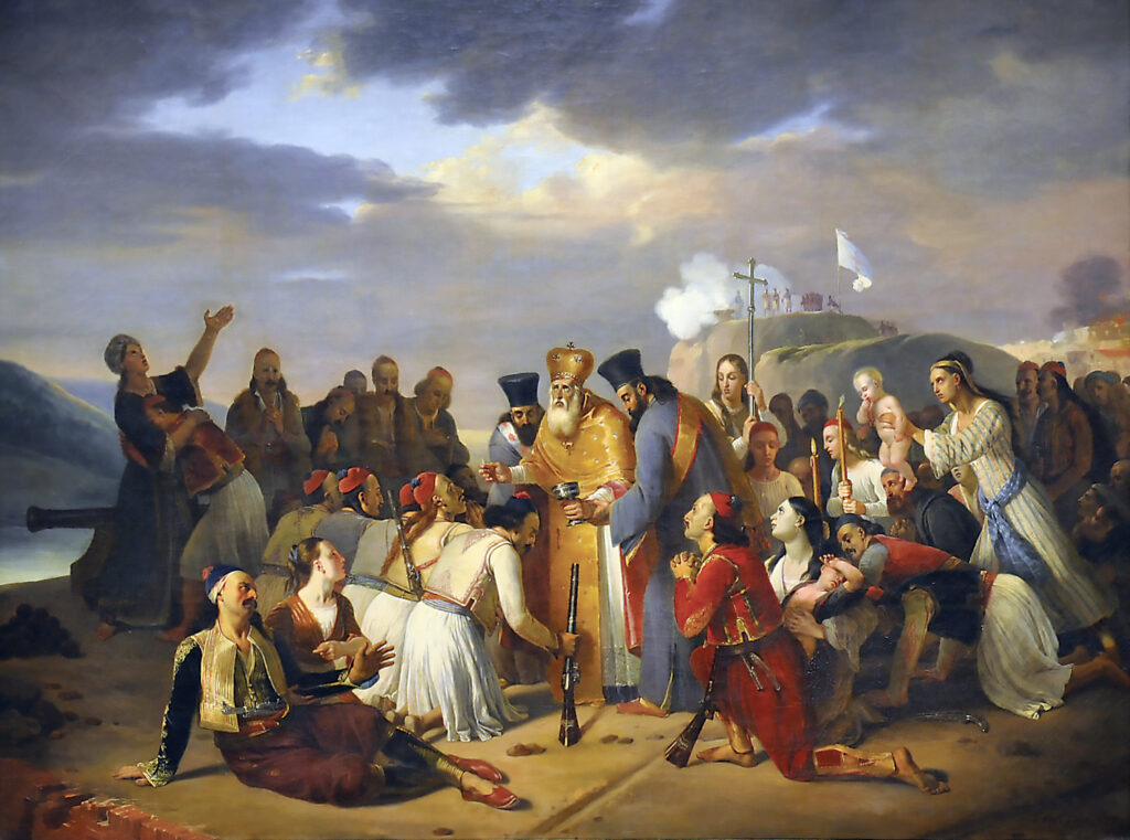 The Exodus from Messolonghi Louis Joseph Toussaint Rossignon 1827