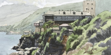 Έκθεση ζωγραφικής του Κωνσταντίνου Κερεστετζή: «Ακουαρέλες από το Άγιον Όρος»